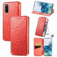Fashion Magnetic Flip Leather Phone Case For Samsung Galaxy S20 Plus Ultra FE A51 A71 A11 A21S A21 A01 A50 A30 Stand Book Cover