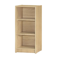 【綠活居】基斯坦 現代1.4尺三格書櫃/收納櫃(三色可選)