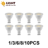 1-10PCS GU10 GU5.3 LED Lamp Spotlight Bulb 38 Degree lampara 220V GU 10 bombillas led MR16 Lampada S