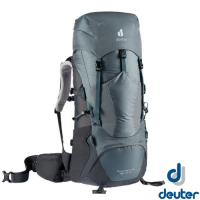 Deuter Aircontact Lite 35+10L 專業輕量拔熱透氣背包_深灰/黑