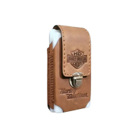 Dompet hp pinggang 2 slot kulit crazy horse Pria