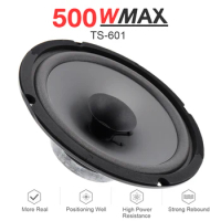 1 Piece 6.5 Inch 500W Car Speakers Vehicle Door Subwoofer Car Audio Music Stereo Full Range Frequency Automotive Speaker