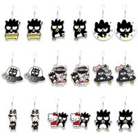 bad bdatz-maru Japanese Anime Sanrio Earrings Designer Jewelry Earrings for Men Disney Earrings
