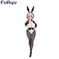 Original Genuine FuRyu 30cm Super Sonico PVC Anime Collectible Cute Model Doll Toys For Girl Christmas Gifts Drop Shipping