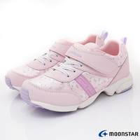 日本月星Moonstar機能童鞋3E甜心女孩競速系列LV11554粉(中大童)