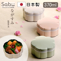 【SABU HIROMORI】日本製復古抗菌櫻花保鮮盒/便當盒/午餐盒 野餐 郊遊 仿漆器(370ml 精緻小巧 高顏值 日系)