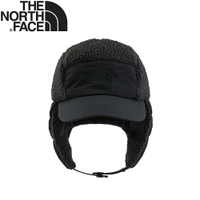 【The North Face 刷毛棒球遮耳帽《黑》】7WJB/飛行帽/雪帽/登山帽/防寒帽