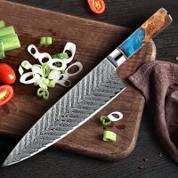 大馬士革廚刀西式廚師刀魚生料理切肉刀小菜刀切片刀vg10廚房用刀