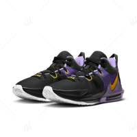 NIKE 耐吉 籃球鞋 運動鞋 包覆 緩震 男鞋 黑紫 DM1122-002 LEBRON WITNESS VII EP (3B3310)
