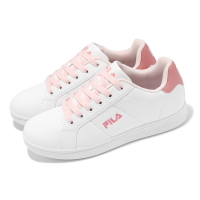 Fila 休閒鞋 Inheritance 女鞋 白 粉 低筒 皮革 小白鞋 斐樂 5C323Y155