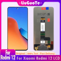 6.79'' Original For Xiaomi Redmi 12 LCD Display Touch Screen Panel Digitizer For Xiaomi Redmi 12 Display 23053RN02A LCD Screen