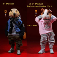 Mr. Z Pocket 7Inch Cool Mouse Movable Dolls Cute Animal Simulation Model Collection Doll House Car Accessory Toys