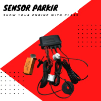 SALE SENSOR PARKIR MOBIL DOMO 2 TITIK (HITAM)
