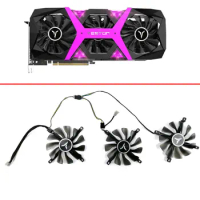 3 FAN Brand new 4PIN 85MM RTX3060 GPU fan suitable for Yeston GeForce RTX 3060 RTX 3060 Ti graphics card cooling