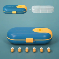 Permata Mall- Storage Box Kotak Obat Travel Medicine Tablet Pill Box - ACE01