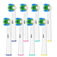 4/8/12pcs Floss Toothbrush Head for Oral B Pro 1000 Genius Smart Series, Replacement Brush Heads Com