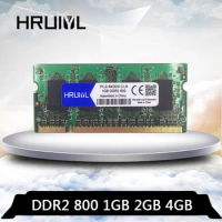 Laptop Memory PC2-6400S DDR2 4GB 2GB 1GB 800MHZ DDR 2 800 mhz PC2 6400 1G 2G 4G memoria Notebook Ram 1.8V Sodimm SO-DIMM