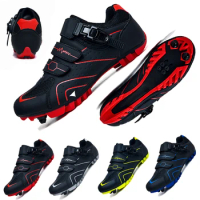 2024 Bike MTB shoes with men's route clear road bike speed Flat sneakers Race bike Mountain Spd bike shoes cycling shoes