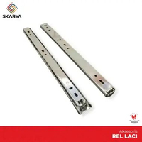 Rel Laci Mini Slide Lemari Kecil Minimalis - 290mm (Baru)