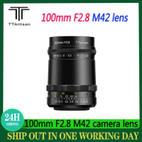 TTArtisan 100mm F2.8 M42 Camera lens Full Frame Manual Lens For Sony E Canon RF/EF Fuji X Nikon Z Leica L/M Mount Camera