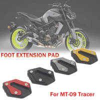For Yamaha MT-09 Tracer MT 09 TRACER MT09 mt09 Kickstand Side Kick Stand Foot Extension Pad CNC Motorcycle par