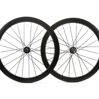 700C Road Disc Brake Rear asymmetric carbon wheels 50mm depth 25mm width clincher/tubular Disc Cyclocross Bikecarbon wheelset