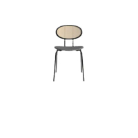 YY Simple Rattan Dining Chair Dining Chair Living Room Seat Retro Style Dining Chair B &amp; B Dining Chair