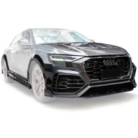 full set kit for Q8 front bumper rear bumper diffuser car accessories for Audi Q8 tuning parts in MS style