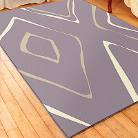 【范登伯格】艾斯-幾何色塊紫色浪漫進口地毯-160x230cm