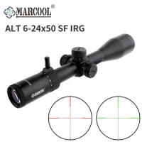 Marcool ALT 6-24X50 Riflescope Scope for Rifle SFP SFIRG 30mm Tube Dia. Tactical Optics Hunting Airsoft Equipment Fits .223 .308