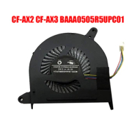 Laptop CPU Fan For Panasonic For Let's note CF-AX2 CF-AX3 BAAA0505R5UPC01 DC5V 0.3A New