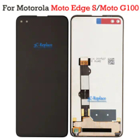 Black 6.7" For Motorola Moto Edge S LCD Display Touch Screen Digitizer Assembly For Motorola Moto G100 Global XT2125-4