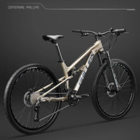 27.5-inch soft tail Mountain Bike Full Suspension Downhill Bike hydraulic disc brakes Cross Country Bicycle variable speed MTB