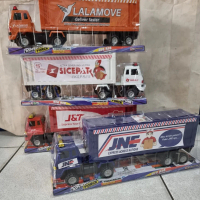 MAINAN TRUK KONTAINER JNE/J&T/SICEPAT/LALAMOVE MINIATUR MOBIL BOX EKSPEDISI ANAK LAKI LAKI
