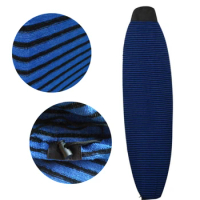 8ft Stretch Surfboard Sock Cover Lightly Striped Protective Bag for Shortboard, Longboard and Hybrid