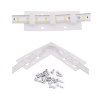 15mm LED Strip Clips High Quality Flexible Accessories For 110V 220V 5050 2835 5054 LED Strip Plastic Buckle