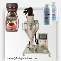 Semi Auto Can Bottle Jar Seasoning Spice Chilli Curry Essence Ginger Pepper Powder Weighing Filling Machine