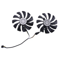 YYDS 1 Pair 85mm HA9010H12F-Z 4Pin Cooler Fan Replacement for MSI 1060 OC 6G 960 P106-100 P106 GTX1060 GTX960 Graphics