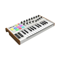 25-Key MIDI Control MIDI Keyboard MINI Ultra-Portable USB MIDI Keyboard Controller 8 RGB Backlit Trigger Colorful Pads