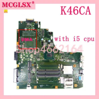 K46CA With i5-3th Gen CPU UMA Notebook Mainboard For ASUS A46C A46CA K46C K46CA K46CM K46CB Laptop Motherboard 100% Tested OK