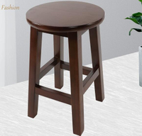 實木凳子圓凳餐桌凳家用成人橡木凳客廳闆凳現代簡約小木凳卯榫凳