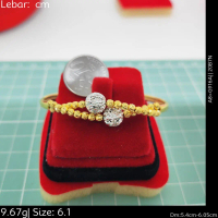 Emas 916,Gelang Tangan Itmn L3.0 Mid Chorker L8.0  Design:1152<20B7N>G916A(A8)-Size: 6.05cm