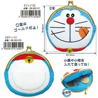 哆啦A夢 和風 扣式 零錢包 口袋 臉 小叮噹 日貨 正版授權J00012645-47