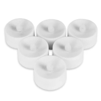 6Pcs Flameless Candles Battery Operated LED Tea Lights Fake Candles Led Candles With 6-Key Timer Remote Control