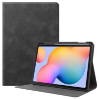 For Samsung Galaxy Tab S6 Lite 10.4 Case PU Leather Business Pencil Holder Cover Galaxy Tab S6 Lite SM-P613 P619 P610 P615 Case