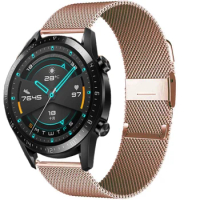 Magnetic strap For Samsung Galaxy watch 4 5 6 3 45 41mm/Active 2 46mm/42mm Gear S3 Frontier 20 22mm bracelet Huawei GT/2/2e band