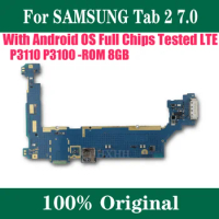 Original Working For Samsung Galaxy Tab 2 7.0 P3100 P3110 Motherboard 3G&amp;WIFI Unlocked Mainboard Circuits Cable