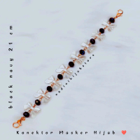 Konektor Masker Mutiara Pita Kecil