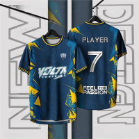 Futsal Football Baju Jersey ชื่อที่กำหนดเอง Baju Lelaki Thailand Viral Jersey Tiktok เสื้อยืด