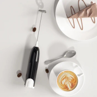 Electric Drink Foamer Whisk Handheld Egg Beater Matcha Whisk Frother for Coffee Latte/Cappuccino/Hot Chocolate/Egg